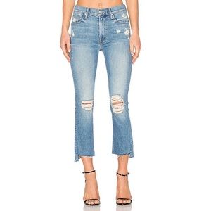 Mother Insider Crop Step Fray Hijacking the Runway